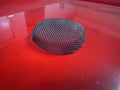 Mesh Insert, 2" dia, Black Stainless Steel